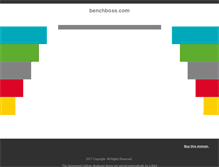 Tablet Screenshot of benchboss.com